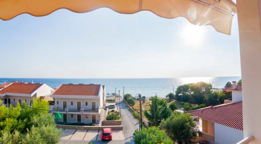 Summer House Nikiti-terrace sea view