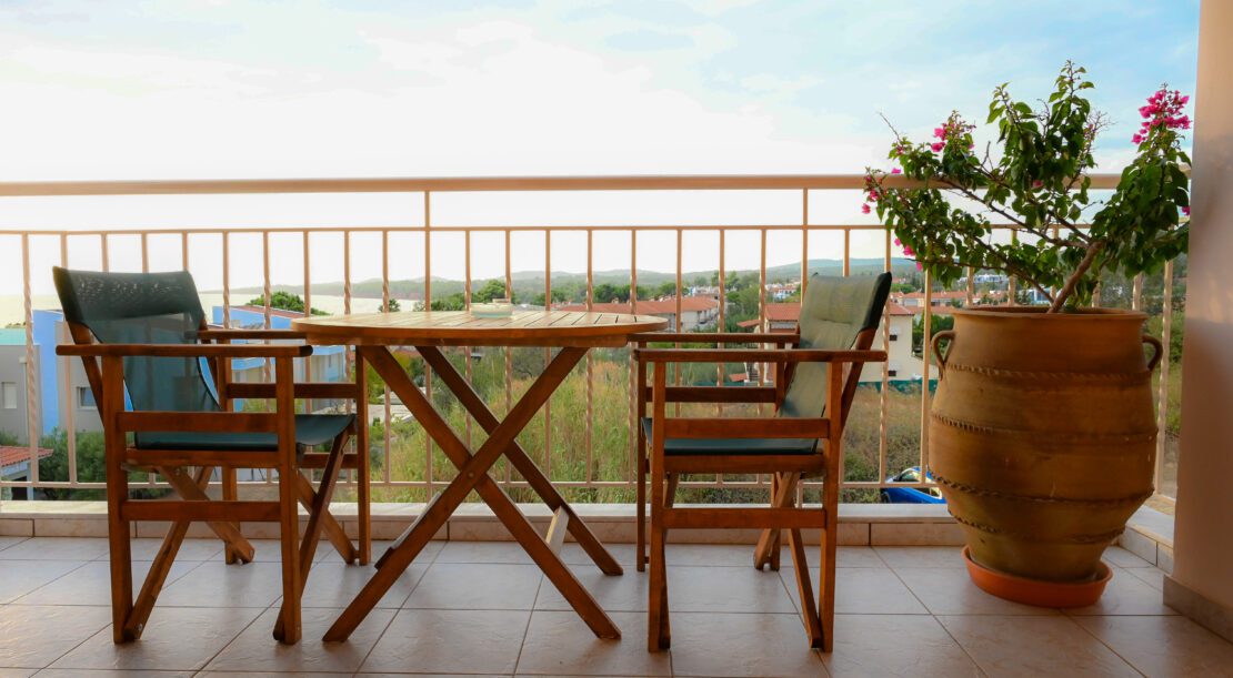 Summer House Nikiti-Balcony-view